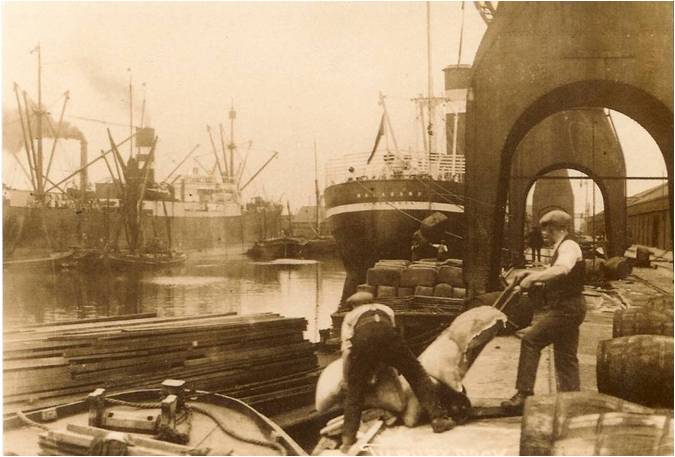 tilbury docks  1920s