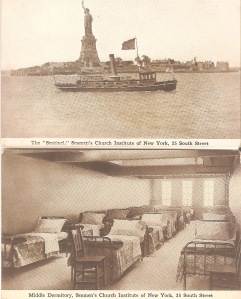 Seamen's mission New York 1915, postcards