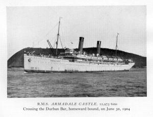 RMS Armadale Castle, pre-war, from collection at histarmar.com.ar